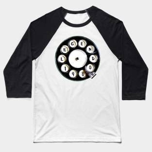 Retro Phone, 1980 Legend, Born in 1980 Baseball T-Shirt